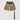 KHAKI MINI SKIRT ASYMMETRICAL HEM BELTED