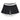KHAKI PLEATED MINI SKIRT WITH WHITE TRIM FOR WOMEN