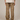 KHAKI TRACK PANTS WITH BEIGE CONTRAST CRINKLE DETAIL