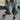 KNEE HIGH DENIM SKIRT LOOSE FIT WOVEN