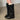 KNEE HIGH PROBLEM CHILD BOOTS BLACK VEGAN LEATHER