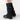 KNIT KNEE SOCKS CLASSIC BLACK SOLID COLOR
