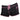 KNIT SHORTS ELEGANT BLACK COQUETTE WITH PINK STITCHING