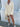 KNIT SWEATER - CREAM BELL SLEEVE Y2K LOOSE FIT