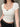 KNIT TOP WHITE BOW SHORT SLEEVE