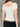 KNIT TOP WHITE BOW SHORT SLEEVE