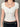 KNIT TOP WHITE BOW SHORT SLEEVE