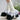 LACE TRIM KNEE SOCKS SOLID COLOR KNIT FABRIC