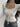 LACE TRIM SLIM FIT LONG-SLEEVED TIE-FRONT TOP