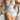 LACE TRIM WHITE SOLID COLOR SLIP DRESS