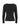 LACE-TRIMMED BLACK KNIT TOP WITH LONG SLEEVES AND DELICATE LACE TRIM