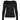 LACE-TRIMMED BLACK KNIT TOP WITH LONG SLEEVES AND DELICATE LACE TRIM