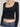 LACE-TRIMMED TOP WITH LACE INSERT DESIGN