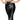 LACE-UP MIDI SKIRT - SLIM FIT BLACK FAUX LEATHER DESIGN