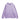 LAVENDER HOODED SWEATSHIRT WITH LOOSE FIT AND LETTER PRINT