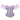 LAVENDER LACE TRIM CORSET WITH CONTRAST LACE