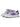 LAVENDER SNEAKERS WITH PURPLE LIGHTNING BOLT HIGH ROUND TOE DESIGN