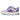 LAVENDER SNEAKERS WITH PURPLE LIGHTNING BOLT HIGH ROUND TOE DESIGN