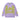 LAVENDER SWEATSHIRT WITH GREEN LETTERING - HOCHWERTIGER SWEATSHIRT MIT STICKEREI