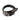 LEATHER BELT SET WITH SILVER EMBELLISHMENTS AND ORNATE BUCKLES