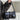LEATHER MESSENGER BAG NOIR SOLID COLOR