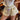LEMON SHORTS WITH LILAC STRIPES AND RUFFLED LACE