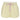 LEMON SHORTS WITH LILAC STRIPES AND RUFFLED LACE
