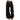 LEOPARD-ACCENT DOUBLE-LAYER WAIST HIGH-WAISTED BLACK JEANS