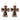 LEOPARD CROSS EARRINGS ANIMAL PRINT JEWELRY