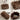 LEOPARD FAUX FUR HANDBAG IMITATION WOOL DRY CLEAN