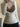 LEOPARD HALTER TOP WHITE LONG SLEEVE BLOUSE