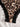 LEOPARD LINGERIE SET WITH CONTRAST LACE KNIT FABRIC MEDIUM SUPPORT