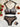 LEOPARD LINGERIE SET WITH CONTRAST LACE KNIT FABRIC MEDIUM SUPPORT
