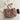 LEOPARD PRINT FAUX FUR HANDBAG URBAN COMPANION IMITATION WOOL