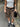 LEOPARD PRINT SHORTS WITH BELT CASUAL COTTON SHORTS