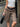LEOPARD PRINT SHORTS WITH BELT CASUAL COTTON SHORTS