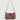 LEOPARD PRINT SHOULDER BAG WITH MAGNETIC CLOSURE: CRIMSON CHAINS