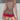 LEOPARD PRINT TOP AND RED SHORTS SET