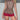 LEOPARD PRINT TOP AND RED SHORTS SET