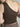 LEOPARD RUFFLE ONE-SHOULDER TOP SUMMER BROWN ASYMMETRIC