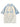 LIGHT BLUE ALPHABET MOTIFS CASUAL SHIRT LOOSE FIT