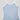 LIGHT BLUE COLOR BLOCK RIBBED TANK TOP Y2K