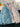 LIGHT BLUE CORDUROY PUFFER JACKET WITH WHITE LINING REVERSIBLE CORDUROY
