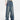 LIGHT BLUE DENIM BOYFRIEND FIT JEANS COTTON BLEND