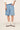 LIGHT BLUE DENIM SHORTS VINTAGE WASHED HIP HOP STYLE - Light Blue / 34(XL) - Denim Jean + men | Sweetheart Supplies