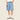 LIGHT BLUE DENIM SHORTS VINTAGE WASHED HIP HOP STYLE - Denim Jean + men | Sweetheart Supplies