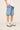 LIGHT BLUE DENIM SHORTS VINTAGE WASHED HIP HOP STYLE - Denim Jean + men | Sweetheart Supplies