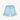 LIGHT BLUE DRAWSTRING SHORTS WITH COTTON FABRIC