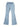 LIGHT BLUE FLARED JEANS WITH HIGH WAIST STYLING