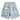 LIGHT BLUE GRAPHIC PRINT MENS SHORTS CASUAL LOOSE FIT
